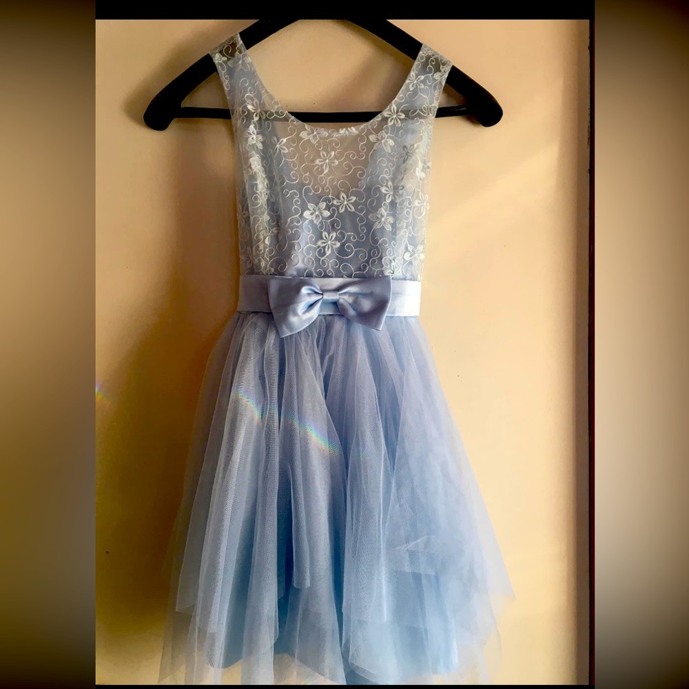 Lace tulle dress